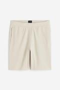 H&M COOLMAX® Shorts Hellbeige in Größe XS. Farbe: Light beige