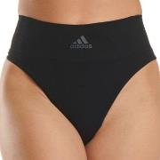 Adidas BOS Smart Micro 720 Seamless Thong Schwarz Polyamid Small Damen