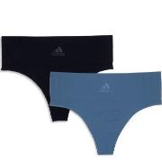 adidas 2P BOS Smart Micro 720 Seamless Thong Multi Schwarz/Blau Polyam...