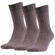 Amanda Christensen 3P Supreme Wool Sock Braun Gr 39/42