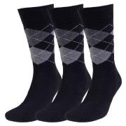 Amanda Christensen 3P True Ankle Argyle Sock Schwarz/Grau Gr 39/42 Her...