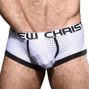 Andrew Christian Almost Naked Mesh Boxer Weiß Medium Herren