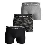 Björn Borg 3P Essential Shadeline Shorts Grau/Schwarz Baumwolle Small ...