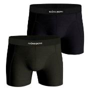 Björn Borg 2P Lyocell Boxer 2406 Schwarz/Grün Lyocell Small Herren