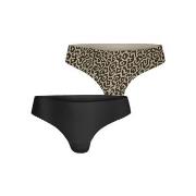 Björn Borg 2P Performance Thong 2212 Leopard Small Damen