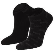 BOSS 2P Allover Printed Ankle Sock Schwarz Gr 39/42 Herren