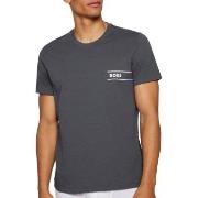 BOSS RN 24 Crew Neck T-shirt Grau Baumwolle X-Large Herren