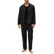 BOSS Urban Long Pyjama Schwarz Baumwolle Medium Herren