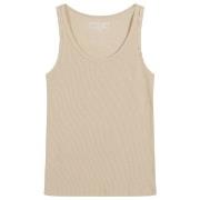 Bread and Boxers Women Ribbed Tank Top Beige Baumwolle Small Damen