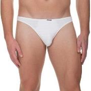 Bruno Banani Check Line 2.0 String Weiß Polyamid Small Herren