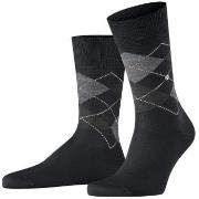 Burlington Manchester Mercerised Cotton Sock Schwarz Gr 40/46 Herren