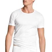 Calida Authentic Cotton Crew Neck T-shirt Weiß Baumwolle Small Herren