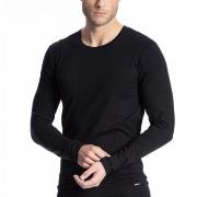 Calida Cotton Code Shirt Long Sleeve Schwarz Baumwolle Small Herren