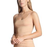 Calida Natural Comfort Tank Top Rounded Neck Beige Baumwolle Small Dam...