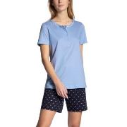 Calida Night Lovers Short Pyjama Blau Baumwolle Small Damen