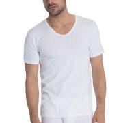 Calida Pure and Style V-shirt Weiß Baumwolle Small Herren