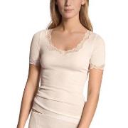 Calida Richesse Lace Short-sleeve Top Elfenbein 40-42 Damen