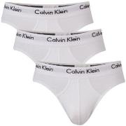 Calvin Klein 3P Cotton Stretch Hip Brief Weiß Baumwolle Small Herren