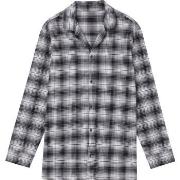 Calvin Klein Flannel Sleep LS Button Down Pyjama Kariert Baumwolle Sma...