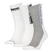 Calvin Klein 3P Men Athleisure Sock Weiß/Grau One Size Herren