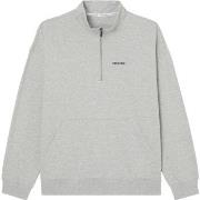 Calvin Klein Modern Cotton Lounge Q Zip Sweatshirt Grau Small Herren