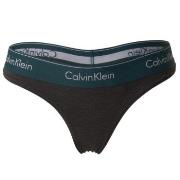 Calvin Klein 2P Modern Cotton Thong Dunkelgrau Small Damen