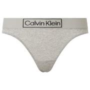 Calvin Klein 2P Reimagined Heritage Thong Grau Small Damen