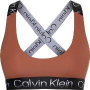 Calvin Klein BH Sport Active Icon Medium Support Bra Braun Medium Dame...