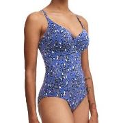 Chantelle EOS Underwire Swimsuit Blau Muster D 75 Damen