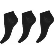 Decoy 3P Bamboo Classic Sneaker Socks Schwarz Strl 37/41 Damen