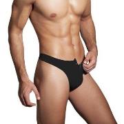 Doreanse Men Zip Slip String Schwarz Small Herren