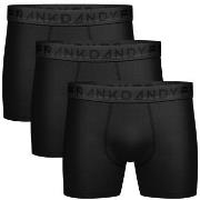 Frank Dandy 3P Legend Organic Boxers Schwarz Ökologische Baumwolle Med...