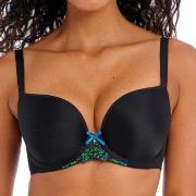 Freya BH Show Off Underwired Moulded Plunge Bra Schwarz G 70 Damen