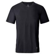 Frigo Cotton T-Shirt V-Neck Schwarz Baumwolle Medium Herren