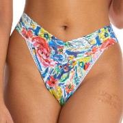 Hanky Panky 3P Beverly Original Rise Thong Blau/Rot Nylon One Size Dam...