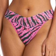 Hanky Panky 3P Beverly Original Rise Thong Rosa/Schwarz Nylon One Size...