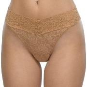 Hanky Panky Original Rise Thong Braun Nylon One Size Damen