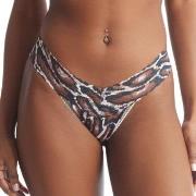 Hanky Panky 3P Printed Low Rise Thong Schwarz/Weiß Nylon One Size Dame...