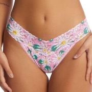 Hanky Panky 2P Printed Original Rise Thong Rosa Nylon One Size Damen