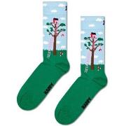 Happy Socks Treehouse Blau/Grün Baumwolle Gr 41/46