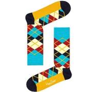 Happy Socks Argyle Crew Sock Blau Baumwolle Gr 41/46