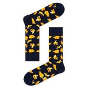 Happy Socks Banana Sock Schwarz gemustert Baumwolle Gr 36/40