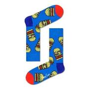 Happy Socks Burger Sock Blau Muster Gr 41/46