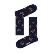 Happy Socks Lunch Time Sock Blau Muster Baumwolle Gr 41/46