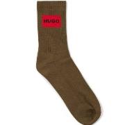 HUGO 2P Label Rib Col Socks Braun Gr 39/42
