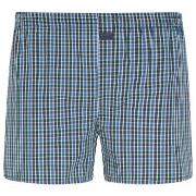 Jockey Cotton Woven Boxer Shorts Hellblau kariert Baumwolle Large Herr...