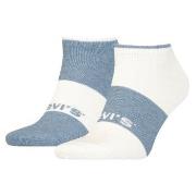 Levis 2P Unisex Sustainable Low Cut Socks Weiß/Blau Gr 39/42