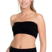 Magic BH Bandeau Push Up Bra Schwarz Nylon Small Damen