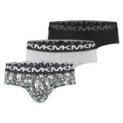 Michael Kors 3P Fashion Low Rise Brief Schwarz/Weiß Baumwolle Small He...