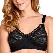 Miss Mary Cotton Dots Soft Bra BH Schwarz B 80 Damen